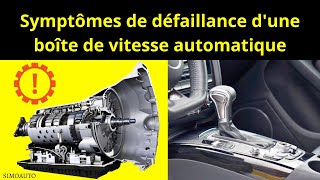 Les symptômes de défaillance dune boîte de vitesse automatique [upl. by Anitnemelc]