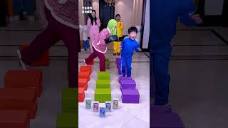 Box Jumping Challenge So Exciting Save It For LaterFunnyFamily PartyGames [upl. by Rigdon440]