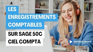 La saisie des factures dacomptes sur SAGE 50C COMPTA [upl. by Amund]