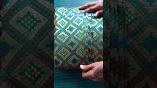 PrePleated saree readytowear saree sareeboxfolding women fashiontrending shorts viralvideo [upl. by Asante]