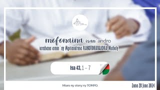 Mofonaina isanandro anio Zoma 28 Jona 2024 FJKM Ambohitantely [upl. by Yajet115]