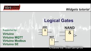 Virtuino Logical gates [upl. by Bohaty]