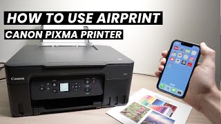 How to Use AirPrint on Any Canon PIXMA Printer [upl. by Enoek]