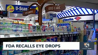 FDA recalls 26 brands of eye drops [upl. by Lyrred]