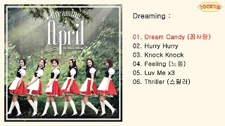 Full Album APRIL 에이프릴  Dreaming 1st Mini Album [upl. by Noreg252]