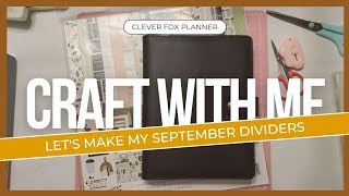 Craft with me  September Setup in my A5 Clever Fox Ring Planner  Coffee amp Friends theme [upl. by Nyliuqcaj846]