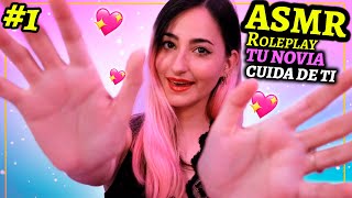 ASMR RP 💗 TU NOVIA CUIDA de tu CARITA  Soft Spoken  Mouth Sounds 👄 [upl. by Groeg870]