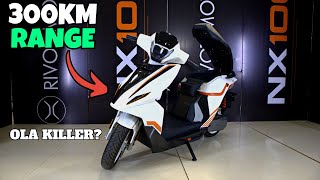 300KM Range Electric Scooter Launched🔥  RIVOT NX 100😱  Ola Killer  Electric Scooter [upl. by Season]