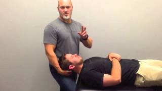 Cervical Downslope Manipulation Evolution Sports Physiotherapy [upl. by Pierre]