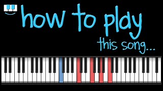 PianistAko tutorial PARTING TIME piano rockstar [upl. by Spillihp]