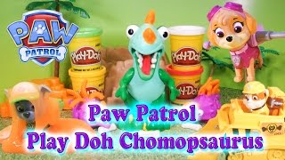 Paw Patrol Play Doh Chomposaurus Adventure a Toy Parody [upl. by Catha]