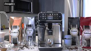 How to use the Philips 5400 Latte Go EP544794 Super Automatic Espresso Machine [upl. by Alistair]