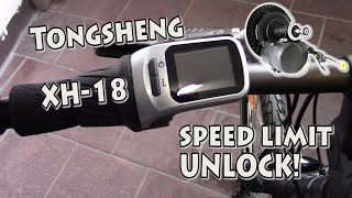 How to unlock ebike speed limit  Tongsheng TSDZ2 xh18 display [upl. by Thane]