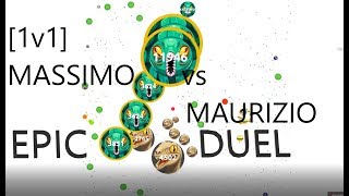 Agario 1v1 Multibox MASSIMO vs MAURIZIO epic duel [upl. by Mcnutt]