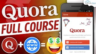 Quora Tutorial for Beginners  How to Set Up amp Use Quora Earn amp Grow Fast 🤑 [upl. by Trinatte914]