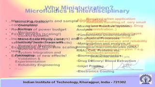 Mod01 Lec01 Introduction to Microfluidics [upl. by Petite]