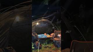 SLEEPING IN FLOATING TENT IN SUPER RAIN shorts [upl. by Powel]