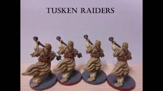 Painting Imperial Assault Tusken Raiders [upl. by Justinn304]