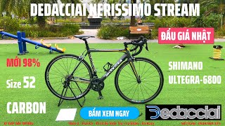 DEDACCIAI NERISSIMO  Ultegra 6800  CARBON  Đấu giá Nhật  LH 0938989335 [upl. by Yslek]