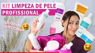 Kit de limpeza de pele PROFISSIONAL lakma 0 QUE VEM NESSE KIT Vale a pena limpezadepele [upl. by Ytissac]