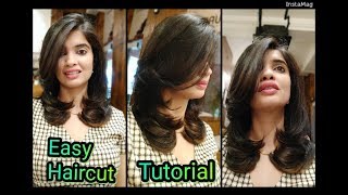 Easy Haircut Tutorial in Hindi  feather haircut  Beginners  ASMR  haircut expert BY Shyamas M [upl. by Elicia798]