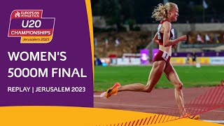 Championship record SMASHED 💥 Womens 5000m final  Jerusalem 2023 [upl. by Lurie736]