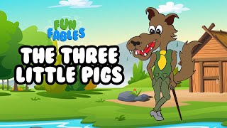 THE THREE LITTLE PIGS  Bedtime audio story for kids by Fun Fables [upl. by Esinereb]