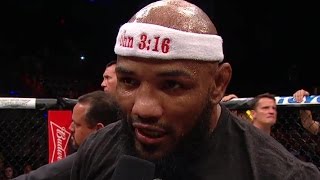 Listen to Yoel Romero’s postfight interview [upl. by Jews674]