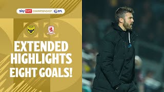 EIGHT GOALS  Oxford United v Middlesbrough extended highlights [upl. by Atika]