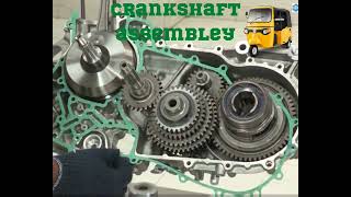 Piaggio ape city crankshaft assembley [upl. by Ricki]