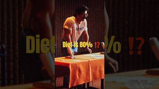 Diet is 80 of Bodybuilding ⁉️ mikementzer motivation facts gym [upl. by Salim]