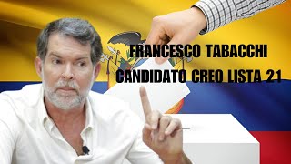 ENTREVISTA A FRANCESCO TABACCHI CANDIDATO CREO LISTA 21  LOS PRESIDENCIABLES Y LA SEGURIDAD [upl. by Filemon]