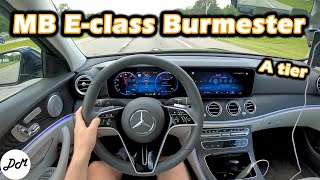 2021 MercedesBenz Eclass – Burmester 13speaker Sound System Review [upl. by Redienhcs]