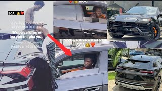 Seyi Vibez Made Zinoleesky and Portable Cry as he Buy himself a New 300 Million Lamborghini [upl. by Andree]