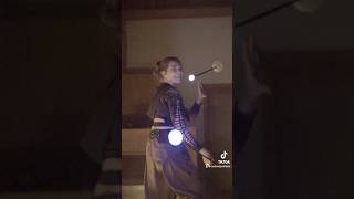 Slow Motion LED Poi flowarts ledpoi dance [upl. by Weinhardt]