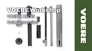 VOERE Workshop  VOERE X4X5 Bolt conversion from right to lefthanded shooter [upl. by Retse7]