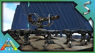 THE WYVERN DEFENCE BOAT ALPHA WYVERN KILL WITH MINIGUN  Ark Survival Evolved S4E45 [upl. by Arimas]