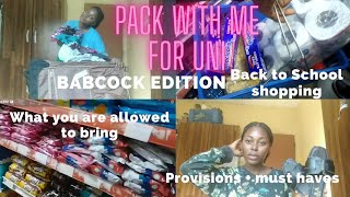 Get ready with me for BABCOCK UNIVERSITY PackingShopping for school [upl. by Boykins]