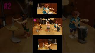 5 famous DRUM intros by the Playmobil Band 😆 drums drumibus playmobil [upl. by Philana927]