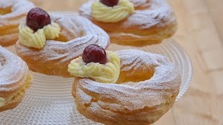 Zeppole di San Giuseppe al Forno  Ricette che Passione [upl. by Ylrebmek852]