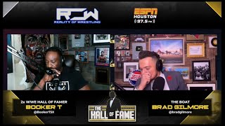 Booker T hears of Bray Wyatt’s passing while LIVE On￼ The Air [upl. by Nipsirc]