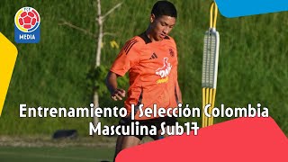 Entrenamiento  Selección Colombia Masculina Sub17 en Barranquilla [upl. by Ahsaenat]