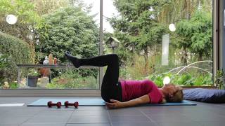 Makkelijke Pilates oefeningen voor sterke buikspieren en rugspieren 9 Pilates voor gewone mensen [upl. by Brost]