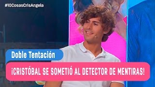 10 cosas de ti  ¡Cristóbal se sometió al detector de mentiras  Mega [upl. by Arakawa]