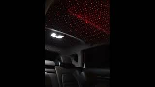 Blue LED Car Roof Star Light Projector Atmosphere Lamp USB Decorative Lamp Adjustable Car Dynamic [upl. by Itoc]