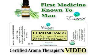 Essante Organics LEMONGRASS ESSENTIAL OIL [upl. by Okin]