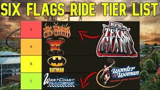 Six Flags Roller Coaster Tier List [upl. by Hayikat657]