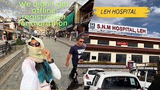 Leh hospital  we didn’t get offline registration for ladakh marathon [upl. by Carrissa]