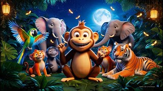 Monkeys Jungle Adventure  Combined Story amp Song  Kids Song  Children Song  Singalong [upl. by Garrett]