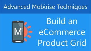 eCommerce Grid in Mobirise [upl. by Godderd]